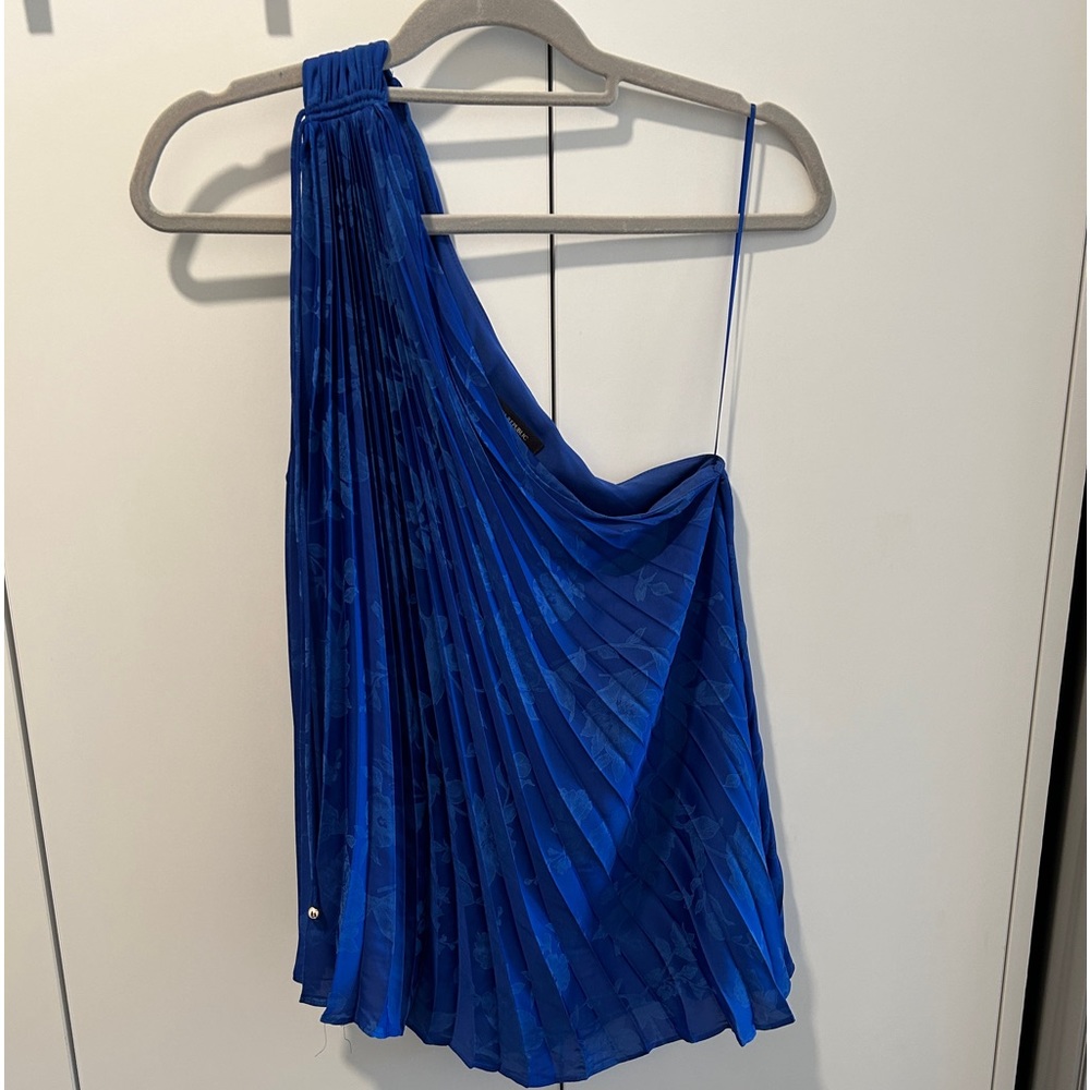 One shoulder summer blouse